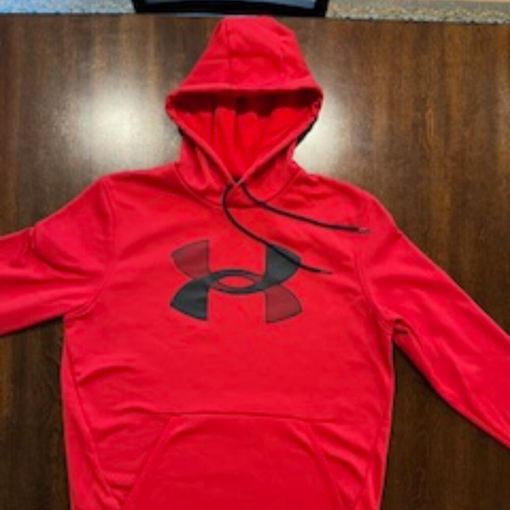 Under Armour Fleece Big Logo Hoodie Red